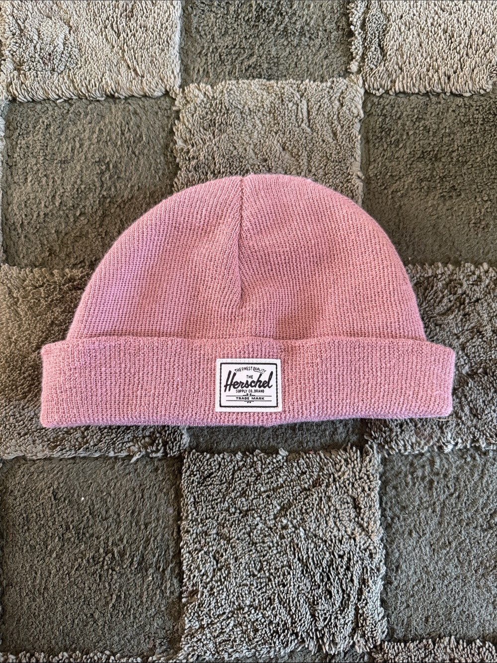 Herschel Supply Company Kids Rose Pink Knit Cuffed Beanie